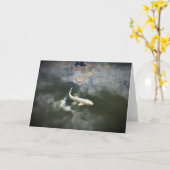 Carte Koi Fish Pond (Fleur jaune)
