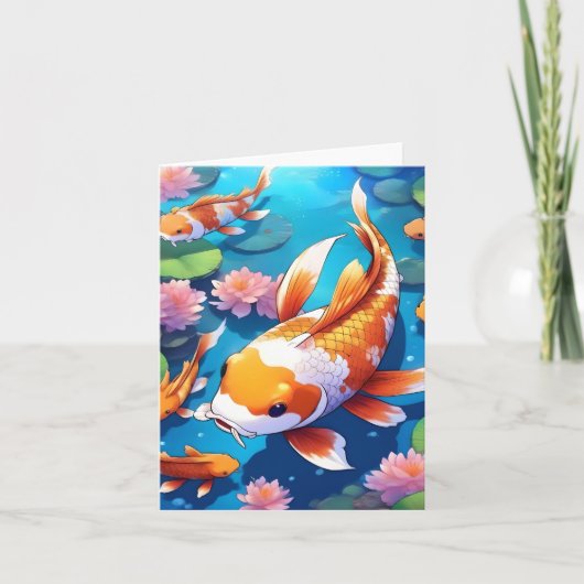 Carte Koi Fish Study M (Devant)