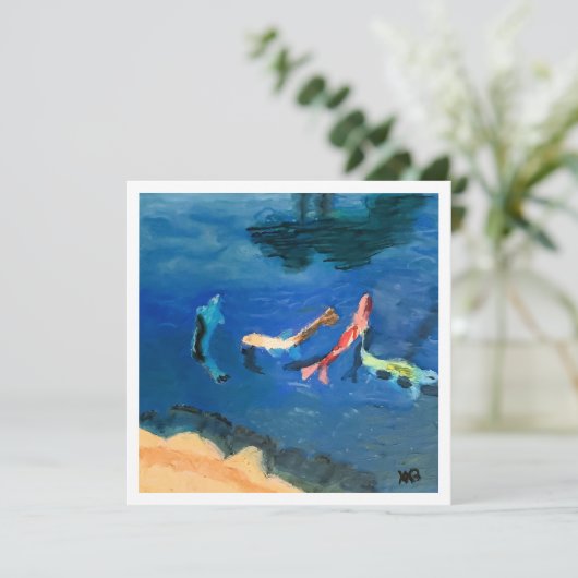 Carte Koi Pond (Debout devant)