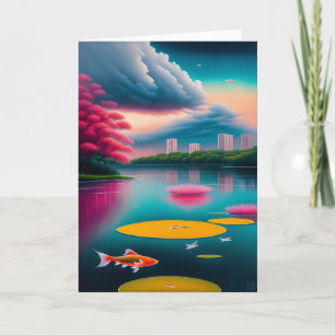 Carte Koi Pond Singapour