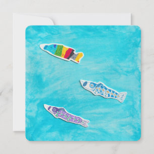 Carte Koinobori de la fête des enfants