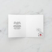 Carte KOKESHI AMOUR Chow chien coeur valentin (Intérieur)