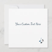 Carte Kokopelli Blues Music 2 Desert Sunset Flat (Dos)