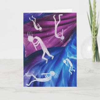 Carte Kokopelli - Joueur de Flûte amérindienne