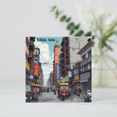 Carte Kolkata, Inde centre-ville Keepsaké Souvenir (Debout devant)