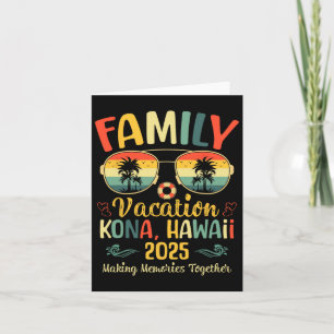 Carte Kona Hawaii Beach Famille Vacances été 2025