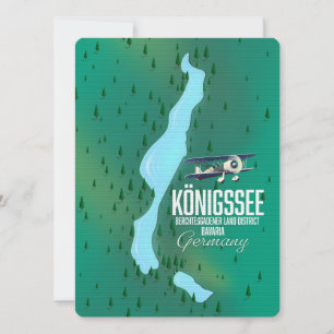 Carte Königssee Berchtesgadener Allemagne