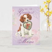 Carte Kooiker Heart Mom (Fleur jaune)