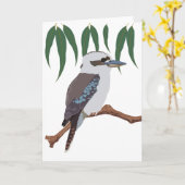 Carte Kookaburra (Fleur jaune)