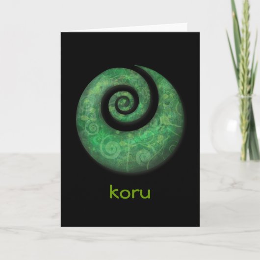 Carte koru (Devant)