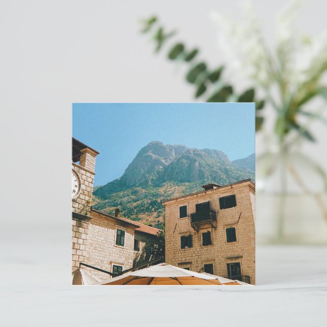 Carte Kotor - Monténégro (Debout devant)