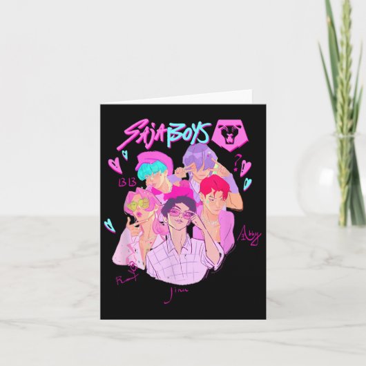 Carte Kp Demon Hunters Halloween Saja Boys Demon Group R (Devant)