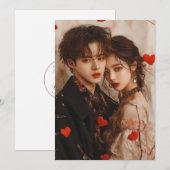 Carte KPop Valentine (Devant / Derrière)