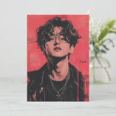 Carte KPop Valentine (Debout devant)