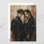 Carte KPop Valentine (Devant / Derrière)