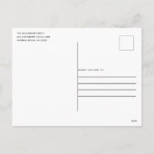 Carte Kraft Couronne de Noël Rustique Fêtes (Dos)