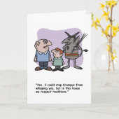 Carte Krampus (Fleur jaune)