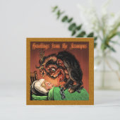 Carte Krampus (Debout devant)