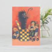 Carte Krampus Boîte à Surprise (Debout devant)