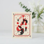 Carte Krampus de Noël - Liste (Debout devant)