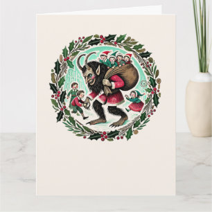 Carte Krampus Noël