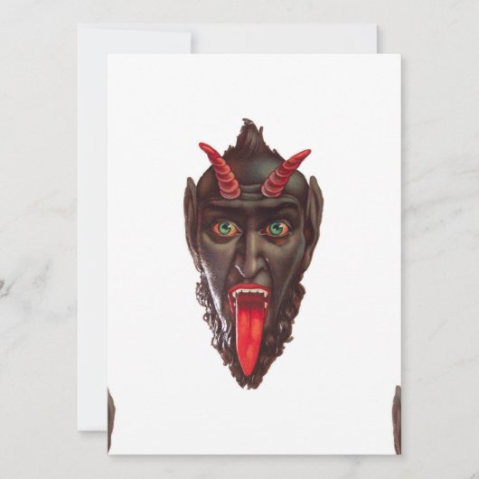 Carte krampus vintage (Devant)
