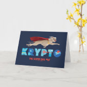 Carte Krypto Le Super Chien (Fleur jaune)