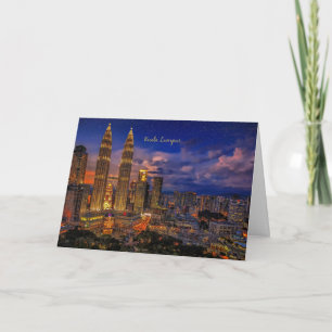 Carte Kuala Lumpur skyline