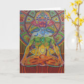 Carte kundalini 2010 comme greetingcard (Fleur jaune)