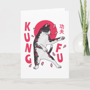 Carte Kung Fu Cat