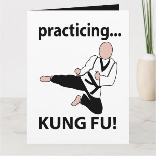 Carte Kung Fu Ceinture Noire Arts Martiaux