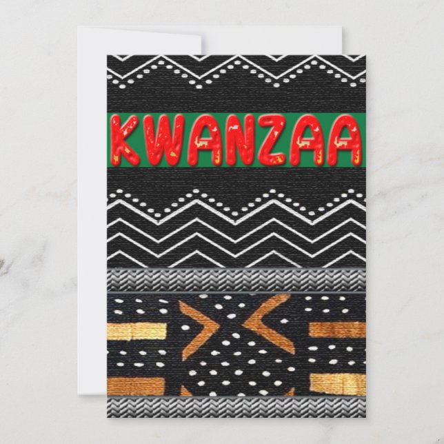 Carte Kwanzaa (Devant)