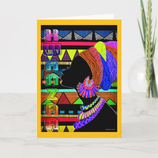 Carte Kwanzaa (Devant)