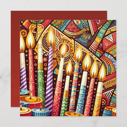 Carte Kwanzaa (Devant / Derrière)