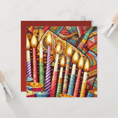 Carte Kwanzaa (Devant/Arrière en situation)