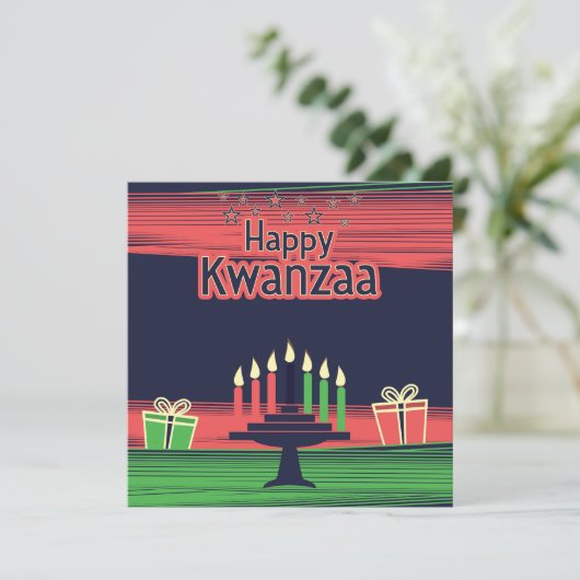 Carte Kwanzaa (Debout devant)