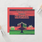 Carte Kwanzaa (Devant/Arrière en situation)