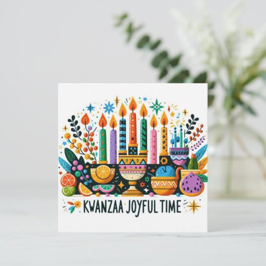 Carte Kwanzaa (Debout devant)