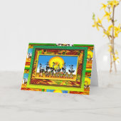 Carte Kwanzaa (Fleur jaune)