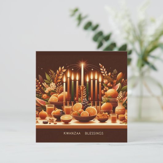 Carte Kwanzaa (Debout devant)