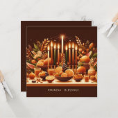 Carte Kwanzaa (Devant/Arrière en situation)