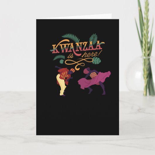 Carte Kwanzaa est là (Devant)