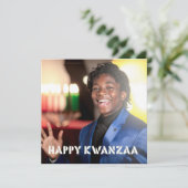CARTE  KWANZAA - HAPPY KWANZAA - (Debout devant)