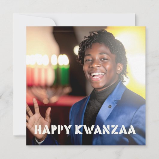 CARTE  KWANZAA - HAPPY KWANZAA - (Devant)