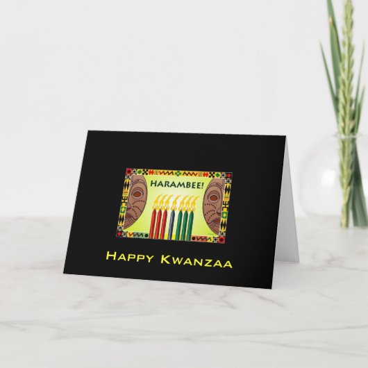 Carte Kwanzaa heureux (Devant)