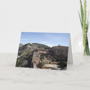 Carte La Alhambra, Grenade, Espagne