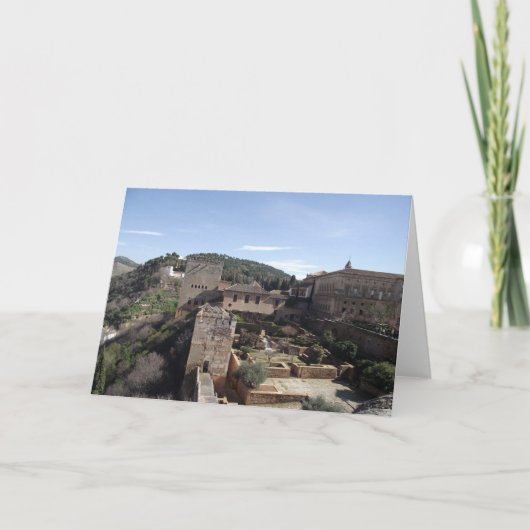 Carte La Alhambra, Grenade, Espagne (Devant)