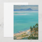 Carte La baie de Tunis, le matin | Sir John Lavery (Devant / Derrière)