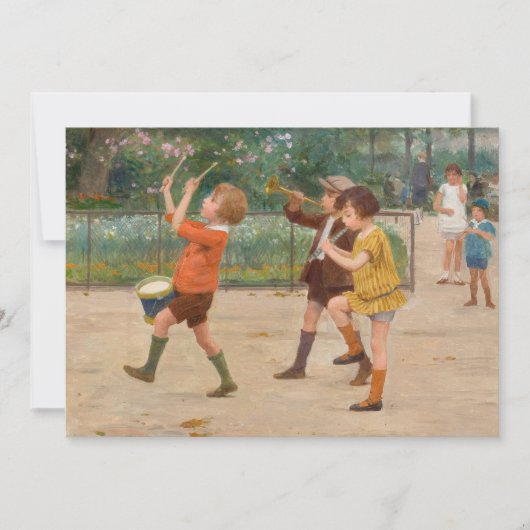 Carte La bande des enfants | Victor Gabriel Gilbert (Devant)