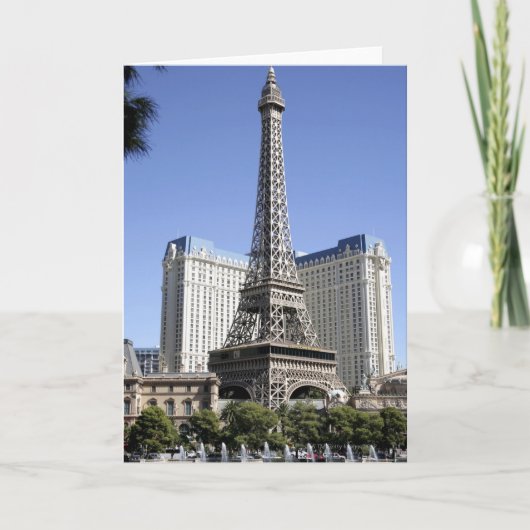 Carte La bande, Paris Las Vegas, hôtel de luxe (Devant)